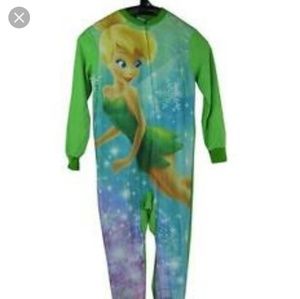 Tinkerbell Footed Pajamas